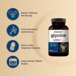 ⁦Naturebell, Glycine 1,000 mg, 240 Vegetarian Capsules⁩ - الصورة ⁦3⁩