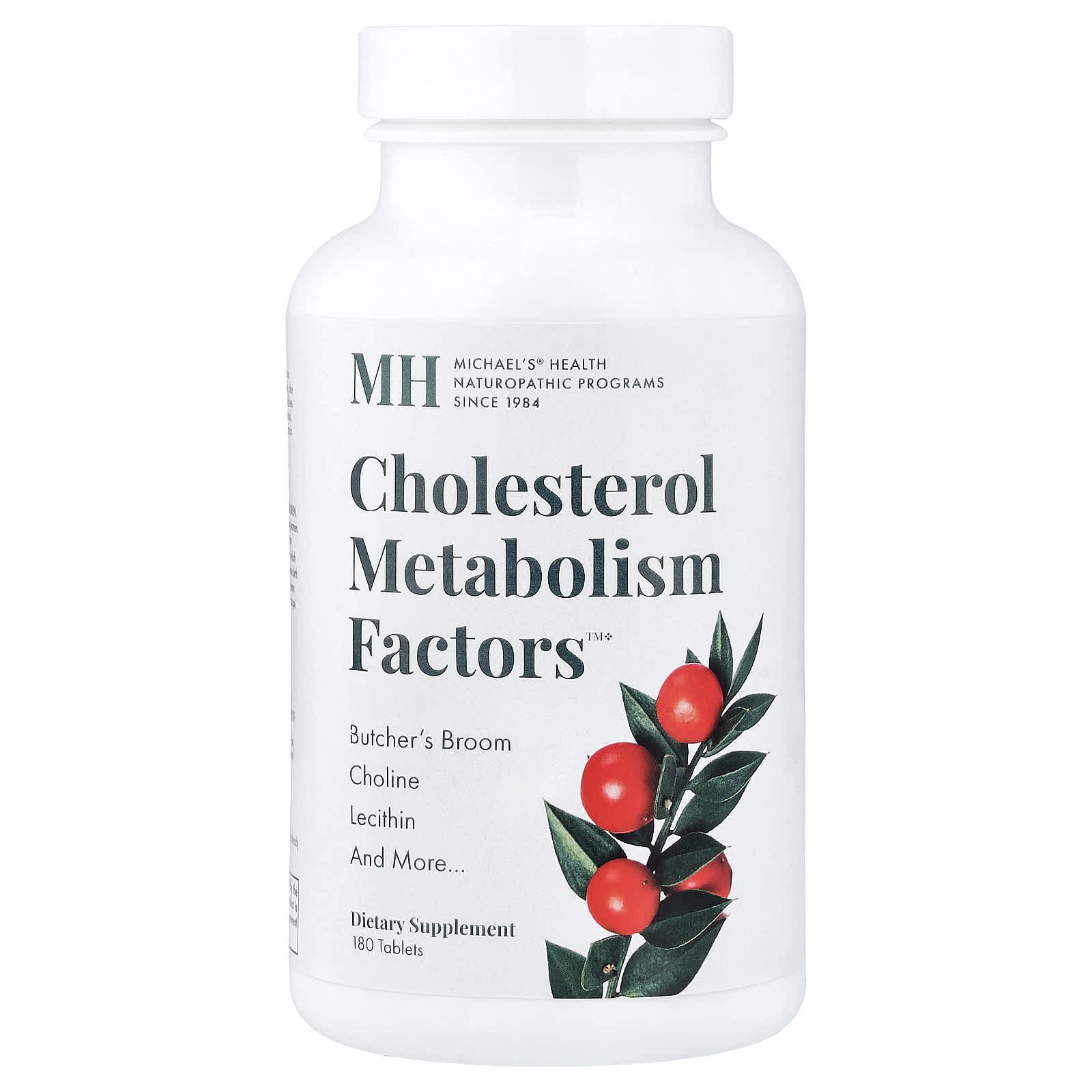 2026/09/1000957443.jpg Michael's Health , Cholesterol Metabolism Factors™, 180 Tablets - الصورة 1