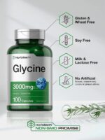⁦Horbaach Glycine Upgrade your routine with Horbaach Glycine! We test our all our ingredients for purity and potency, ensuring the highest quality formulation you deserve. Glycine is one of many important non-essential amino acids produced naturally by the body, and one of three amino acids needed to make creatine.⁩ - الصورة ⁦5⁩