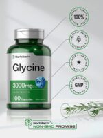 ⁦Horbaach Glycine Upgrade your routine with Horbaach Glycine! We test our all our ingredients for purity and potency, ensuring the highest quality formulation you deserve. Glycine is one of many important non-essential amino acids produced naturally by the body, and one of three amino acids needed to make creatine.⁩ - الصورة ⁦4⁩