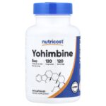 Nutricost , Yohimbine, 5 mg, 120 Capsules