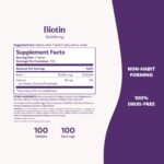 ⁦Natrol , Biotin, 100 Tablets⁩ - الصورة ⁦2⁩