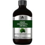 Nutrivya Liquid Chlorophyll, Natural Peppermint Flavor, 100 mg per Serving, 15.22 fl oz (450 mL)