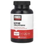 Force Factor Glycine, 100 Vegetable Capsules (1,000 mg per Capsule)