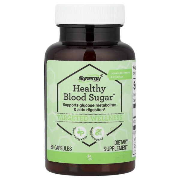 Synergy®, Healthy Blood Sugar, 60 Capsules