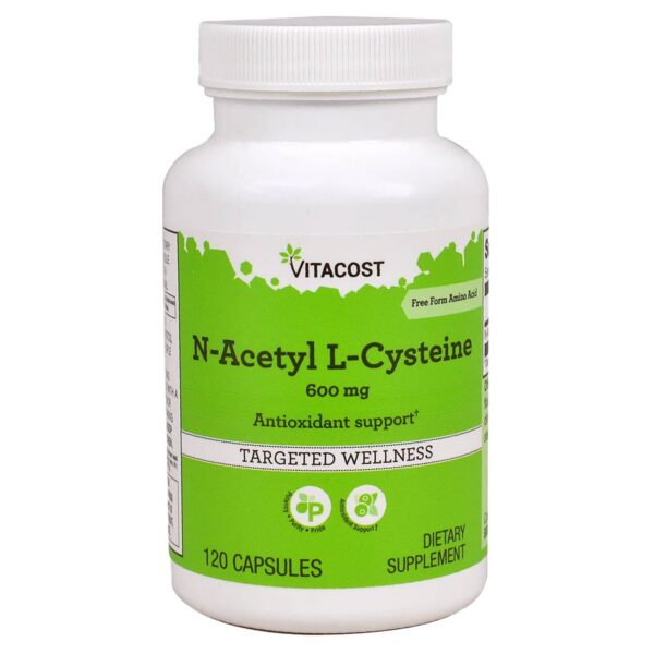 Vitacost , N-Acetyl L-Cysteine, 600 mg, 120 Capsules