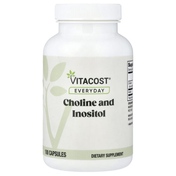 Vitacost ٫ Choline and Inositol, 100 Capsules