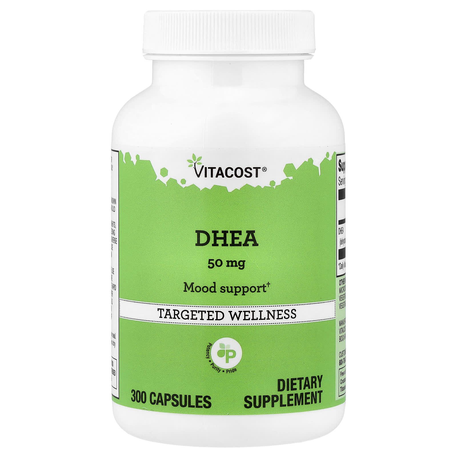 2026/10/1000969682.jpg Vitacost DHEA, 50 mg, 300 Capsules - الصورة 1