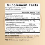 ⁦Naturebell, Saffron 8-in-1 Complex 3000mg, 240 Vegetarian Capsules⁩ - الصورة ⁦2⁩