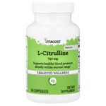 Vitacost , L-Citrulline, 750 mg, 90 Capsules