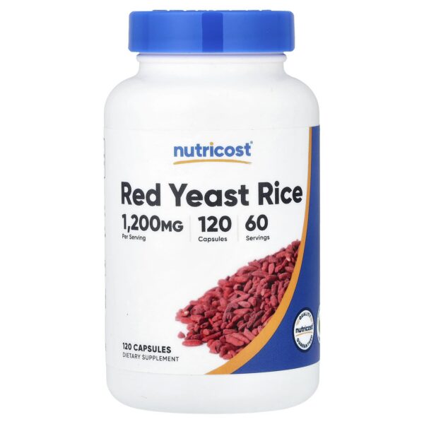 Nutricost , Red Yeast Rice, 120 Capsules (600 mg per Capsule)