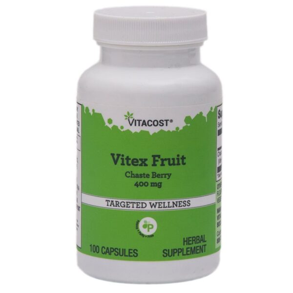 Vitacost , Vitex Fruit Chaste Berry, 400 mg, 100 Capsules