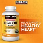 ⁦Kirkland Signature Fish Oil 1000 mg, 400 Softgels⁩ - الصورة ⁦4⁩
