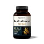 Naturebell, Testosterone 20-in-1 for Men, 240 Capsules