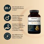 ⁦Naturebell, Testosterone 20-in-1 for Men, 240 Capsules⁩ - الصورة ⁦3⁩