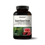 Naturebell, Berberine with Ceylon Cinnamon Complex 4800mg, 240 vegetarian capsules