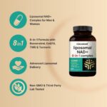 ⁦Liposomal NAD+ 8-in-1 Complex 2000mg, 120 Vegetarian Capsules⁩ - الصورة ⁦4⁩