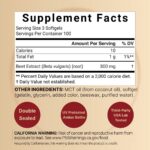 ⁦Beet Root 300mg with MCT Oil, 300 Softgels⁩ - الصورة ⁦2⁩